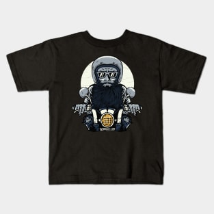 Horror Motorcyclist Kids T-Shirt